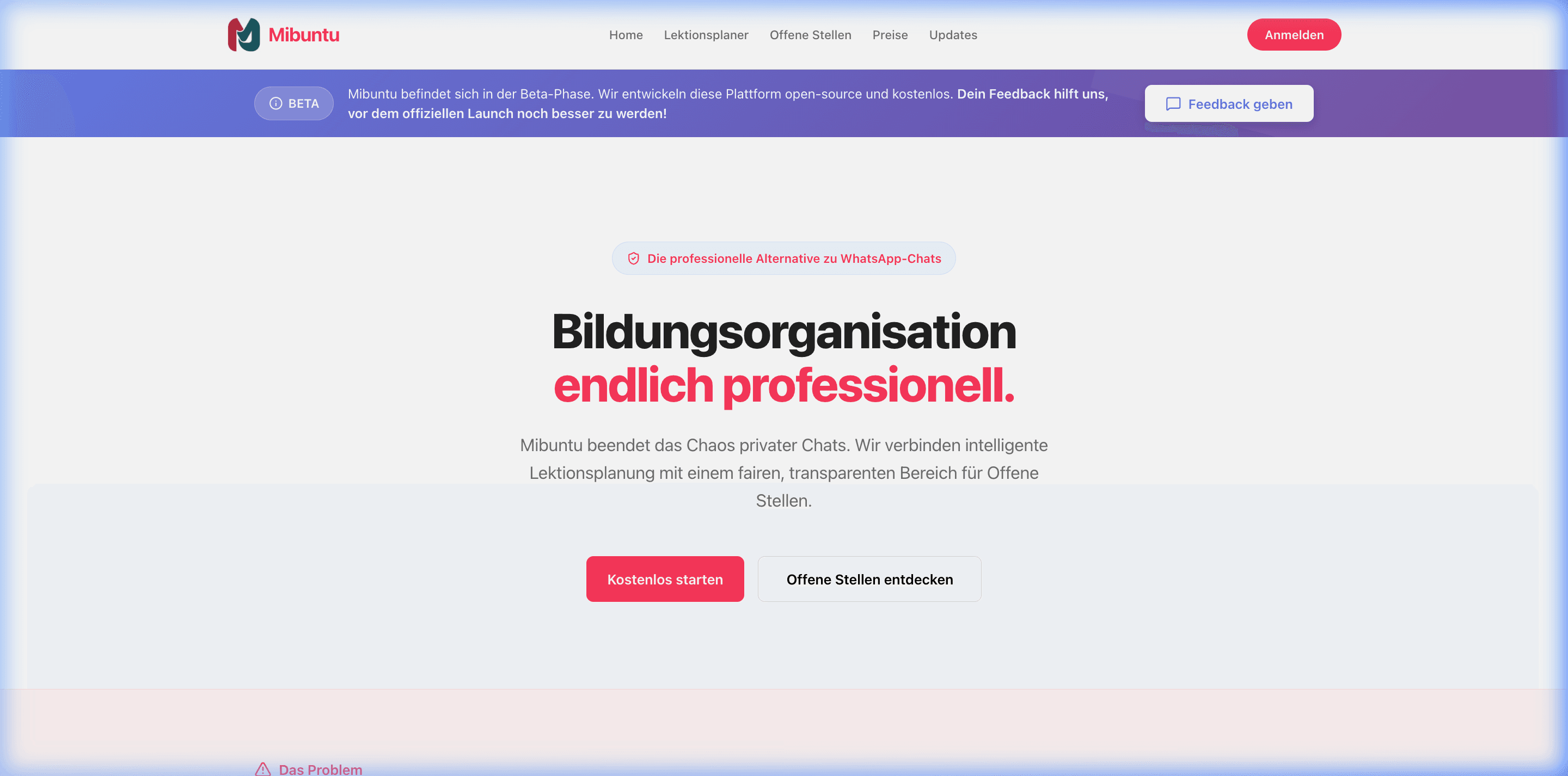 Vision ohne Umsetzung: Wie Mibuntu entstand